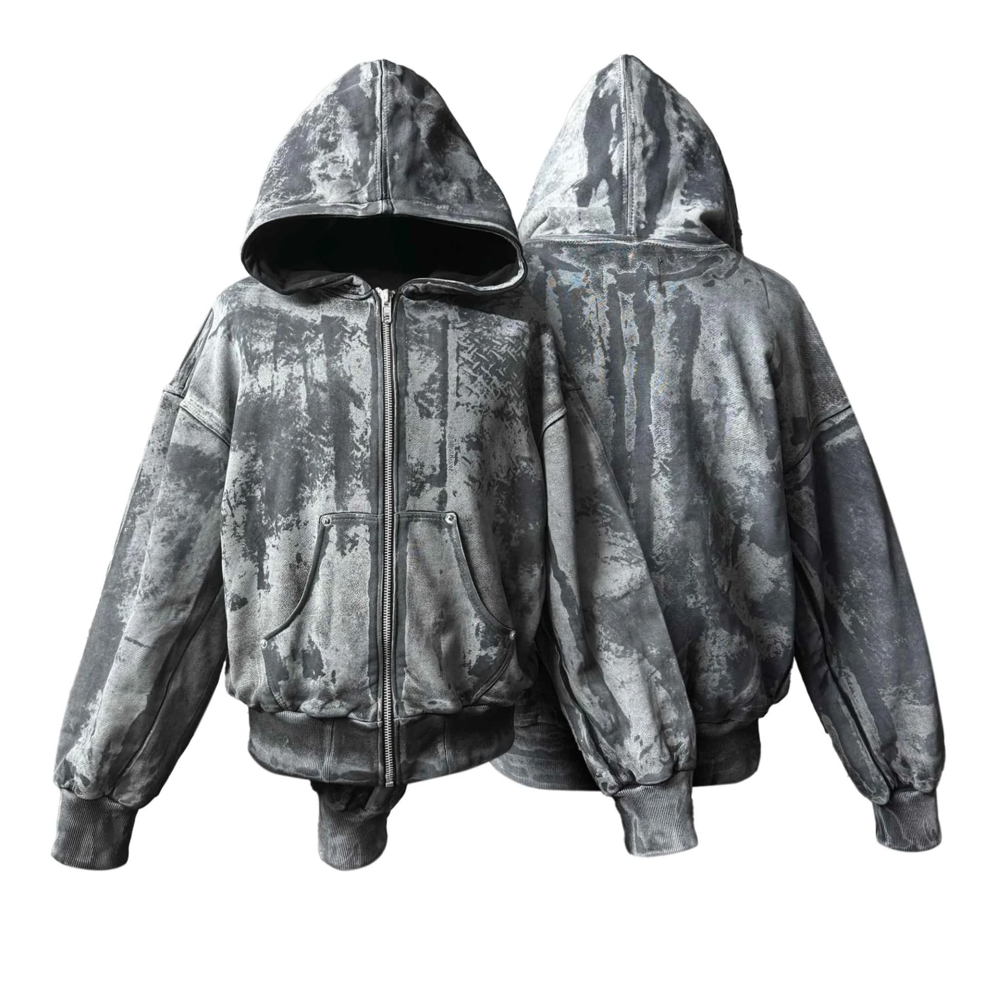 Zip Hoodie "GYPSUM"