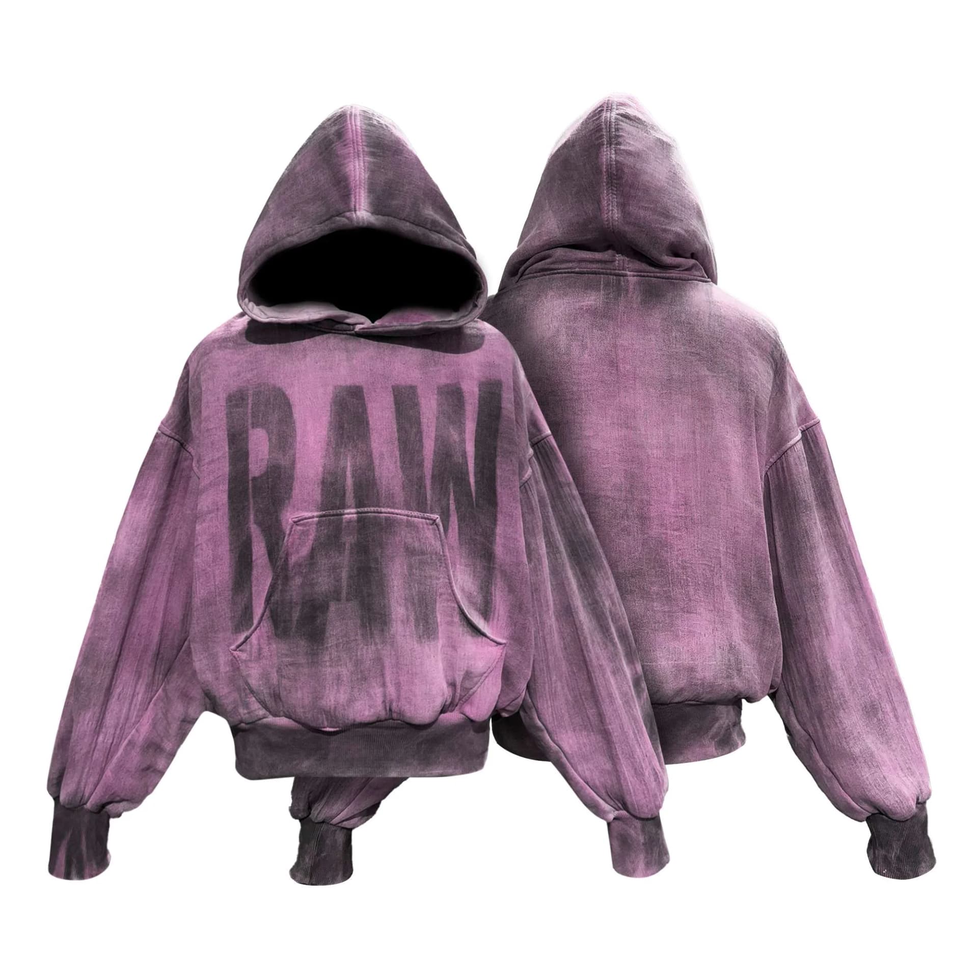 Hoodie "Disgrid" Pink