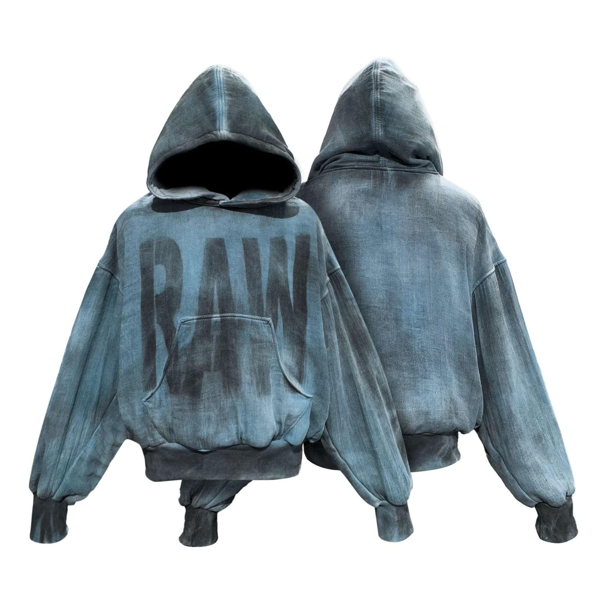 Hoodie "Disgrid" Blue