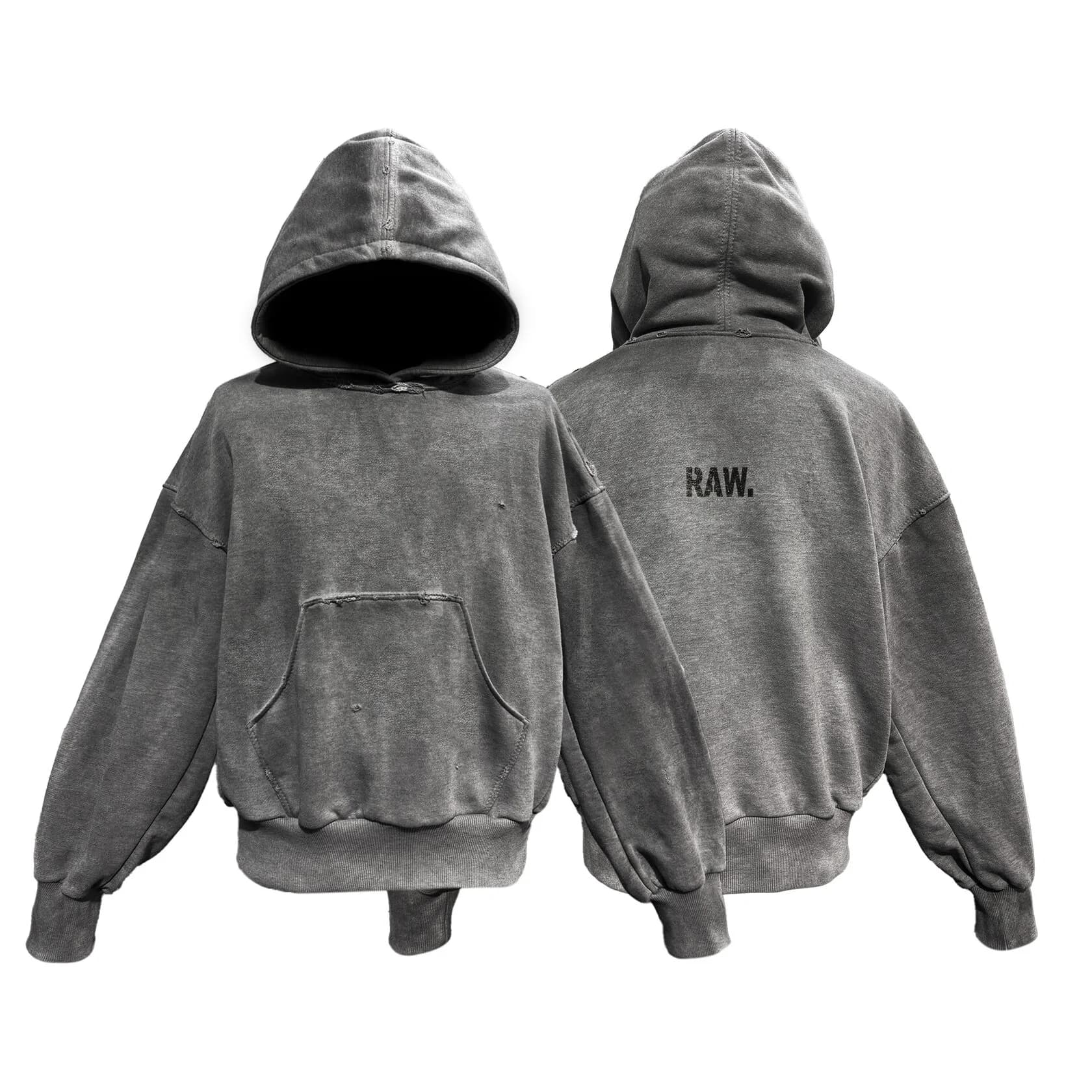 Hoodie "Milange" Grey