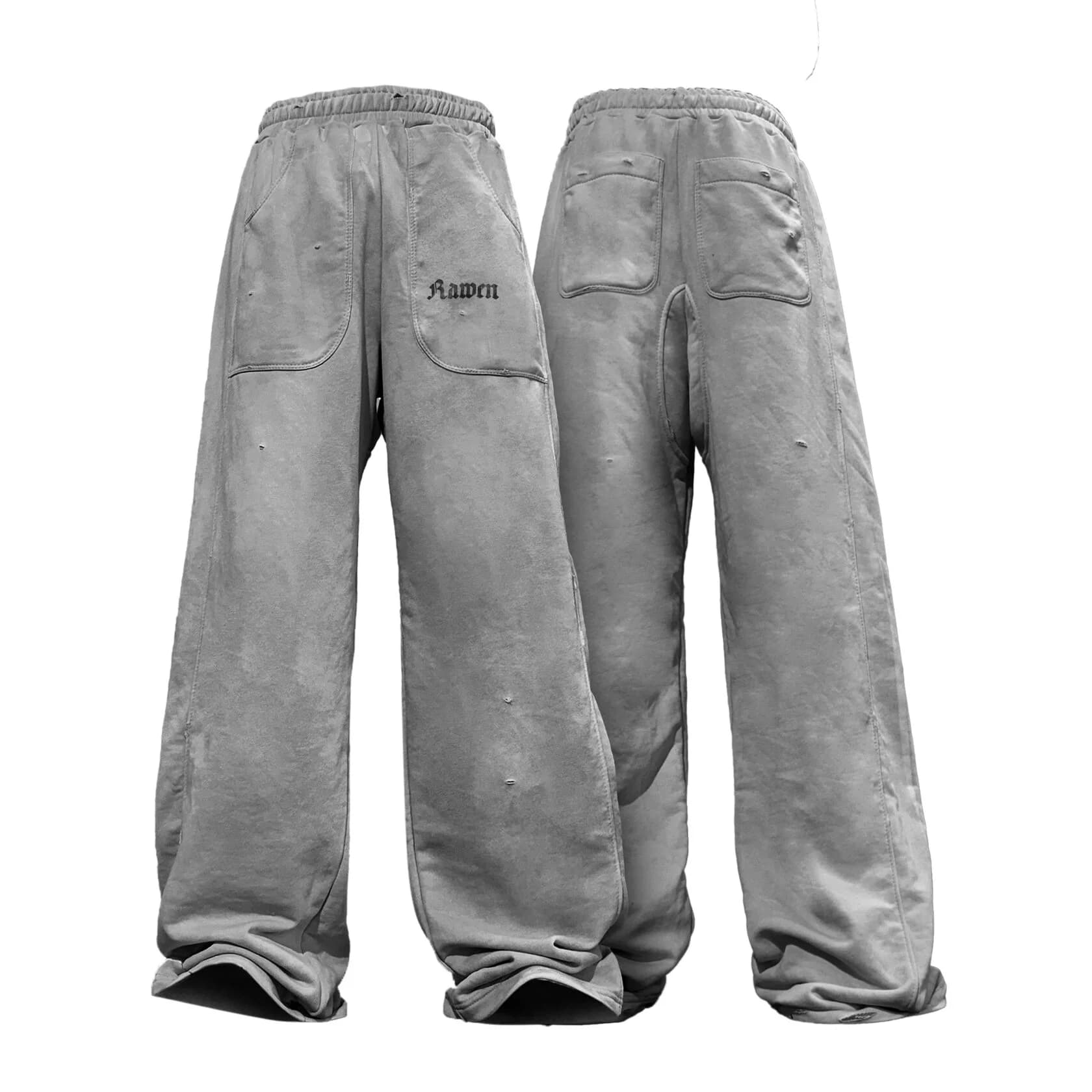 Pants "Oversprayed" Grey