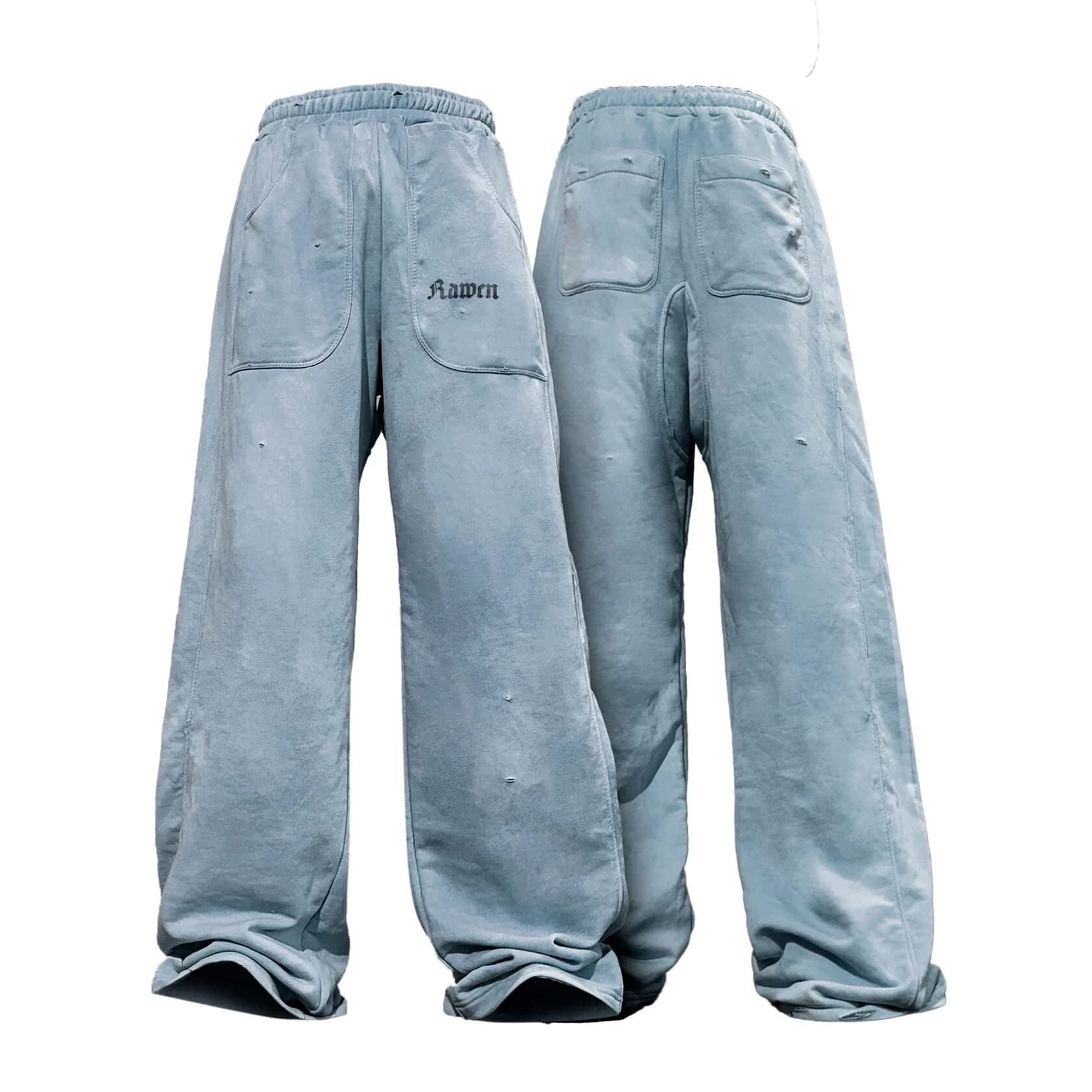 Pants "Oversprayed" Blue